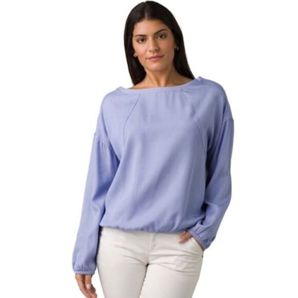 prAna Lavender Bay Top Women’s Morning Glory - Picture 1 of 8